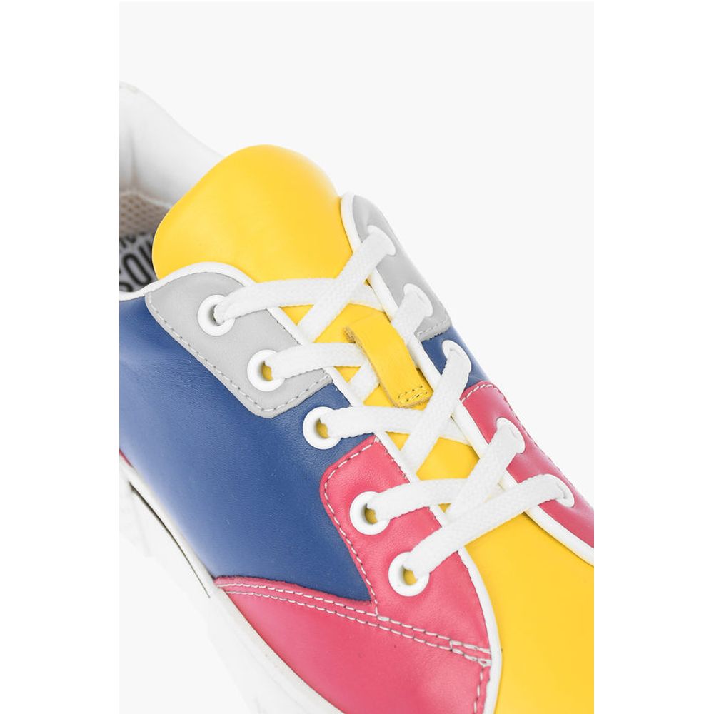 LOVE Leather Sneakers TEXTURE50 with Logo