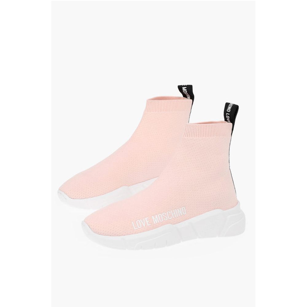 LOVE Sock High-top Sneakers GOMMA35 with Logo