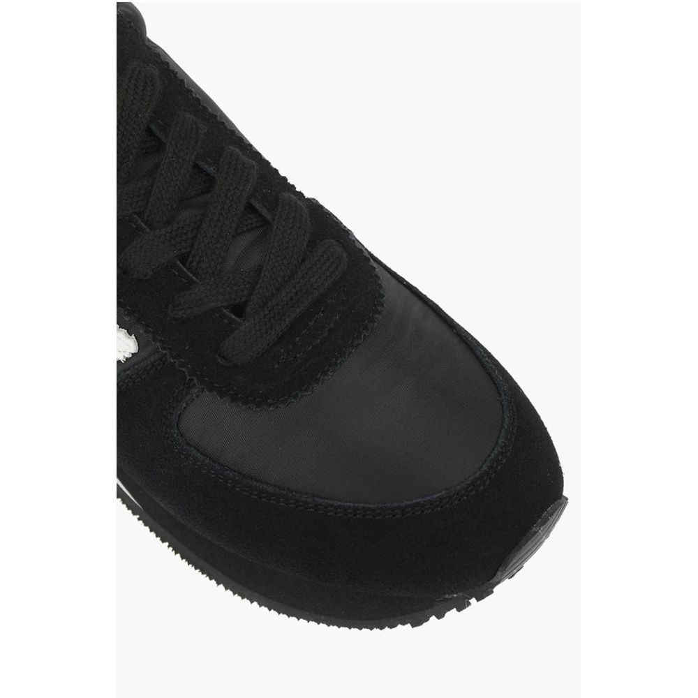LOVE embroidered logo WALK 25 sneakers with suede details