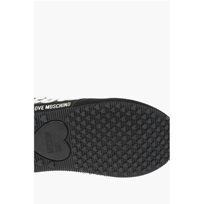 LOVE embroidered logo WALK 25 sneakers with suede details