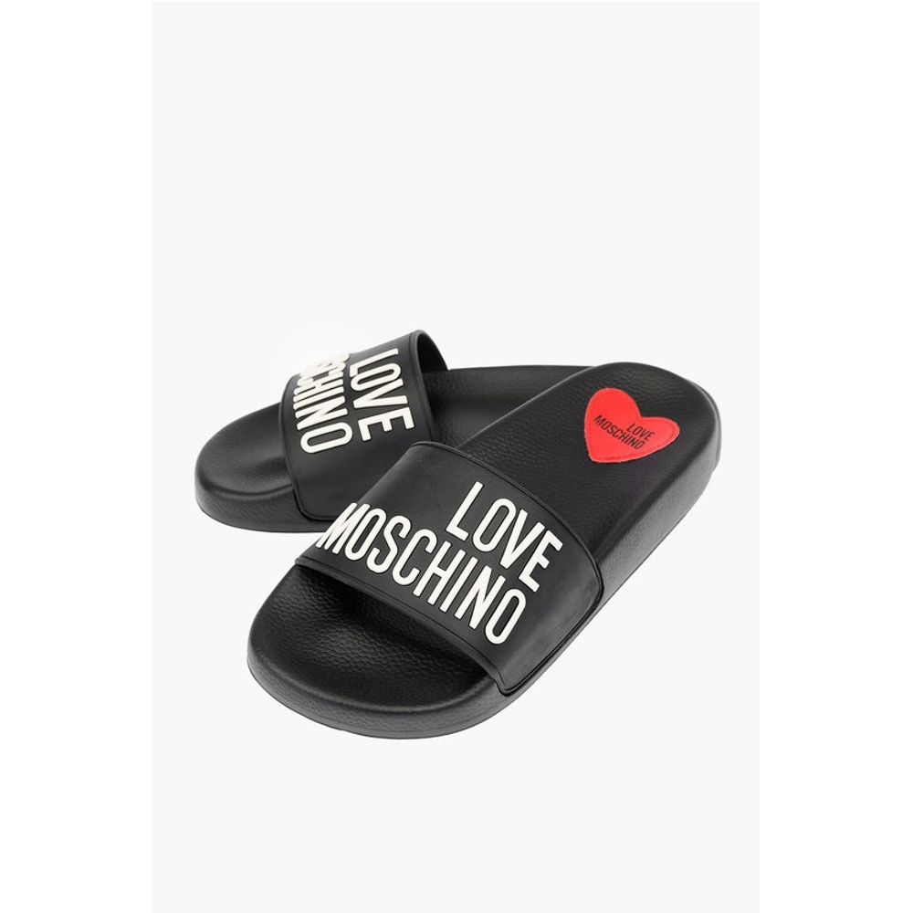 LOVE rubber slides with logo
