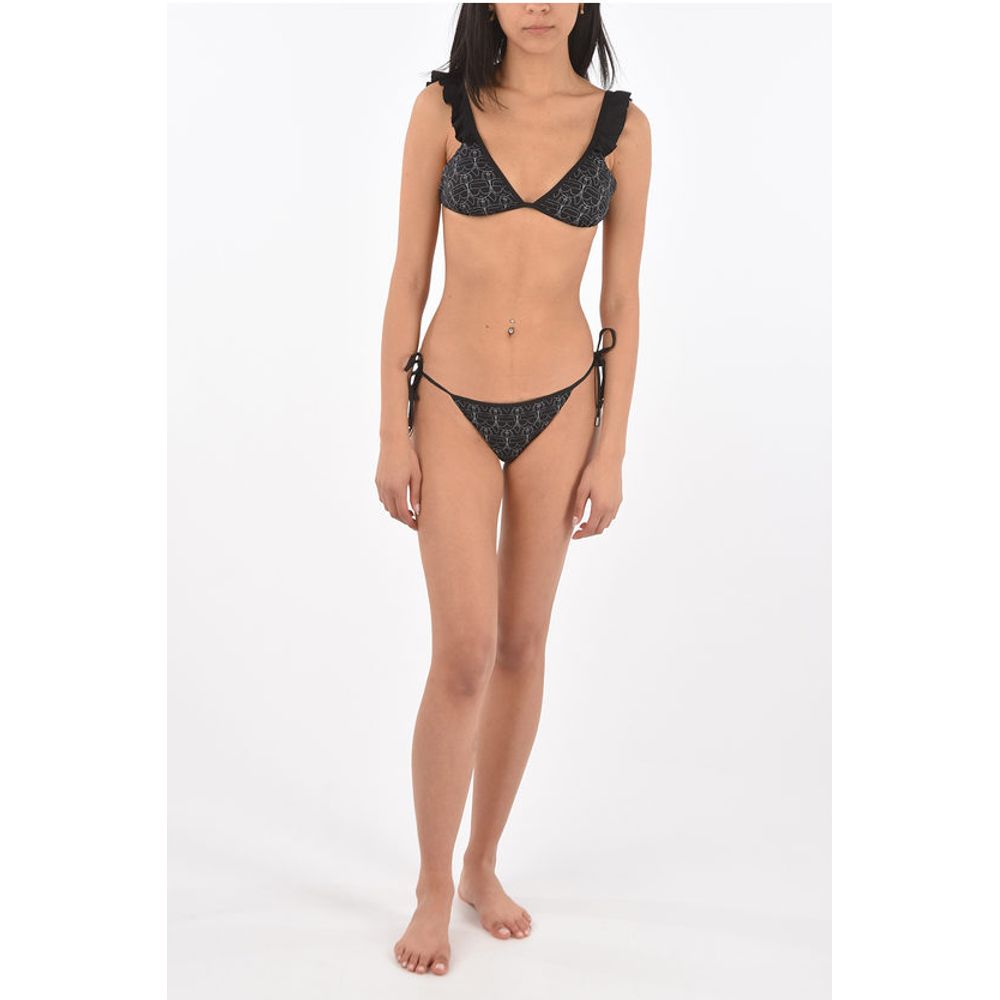 All Over Printed Tie Side Bikini Bottom