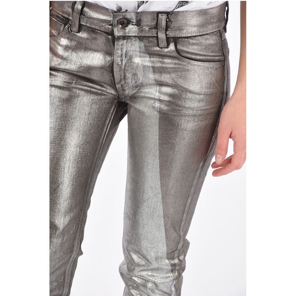 BLACK GOLD metallic effect TYPE-146 jeans
