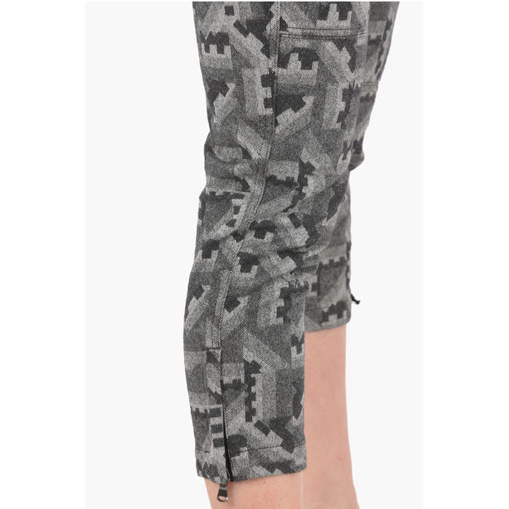 BLACK GOLD Mid-rise waist PACQUARD capri pants
