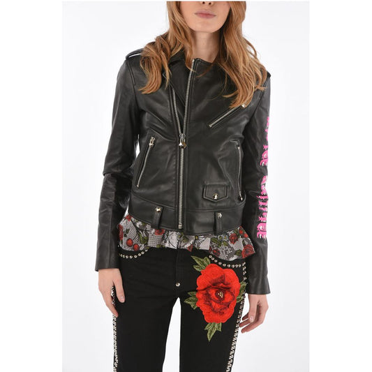 COUTURE leather ANGEL biker jacket