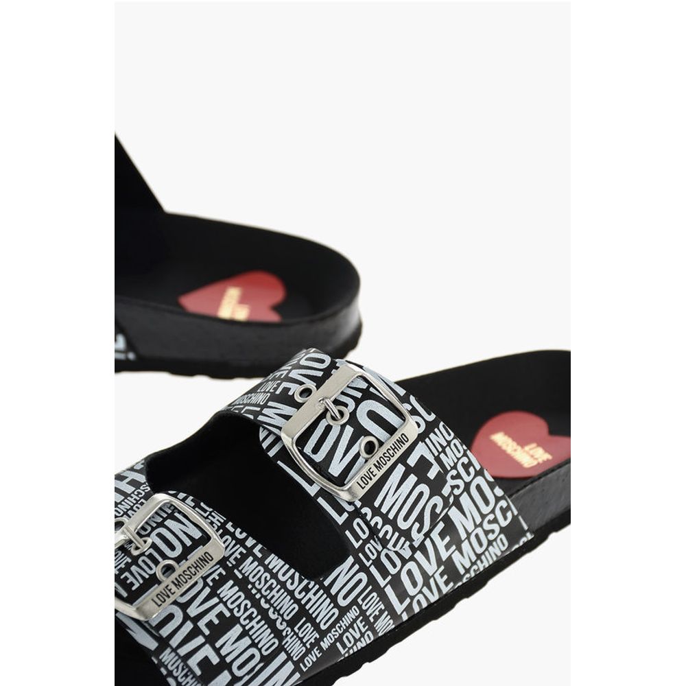 LOVE Leather Printed Sandal