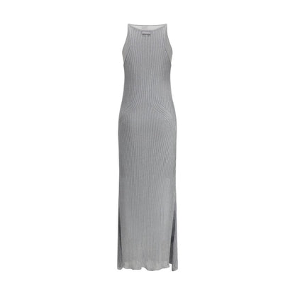Metallic knit long Dress