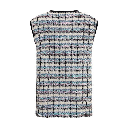 Tweed Vest with sequins