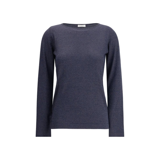 Long-sleeved lurex Top