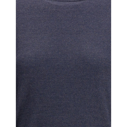 Long-sleeved lurex Top