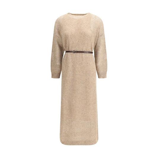 Perforated long Dress