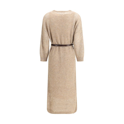 Perforated long Dress
