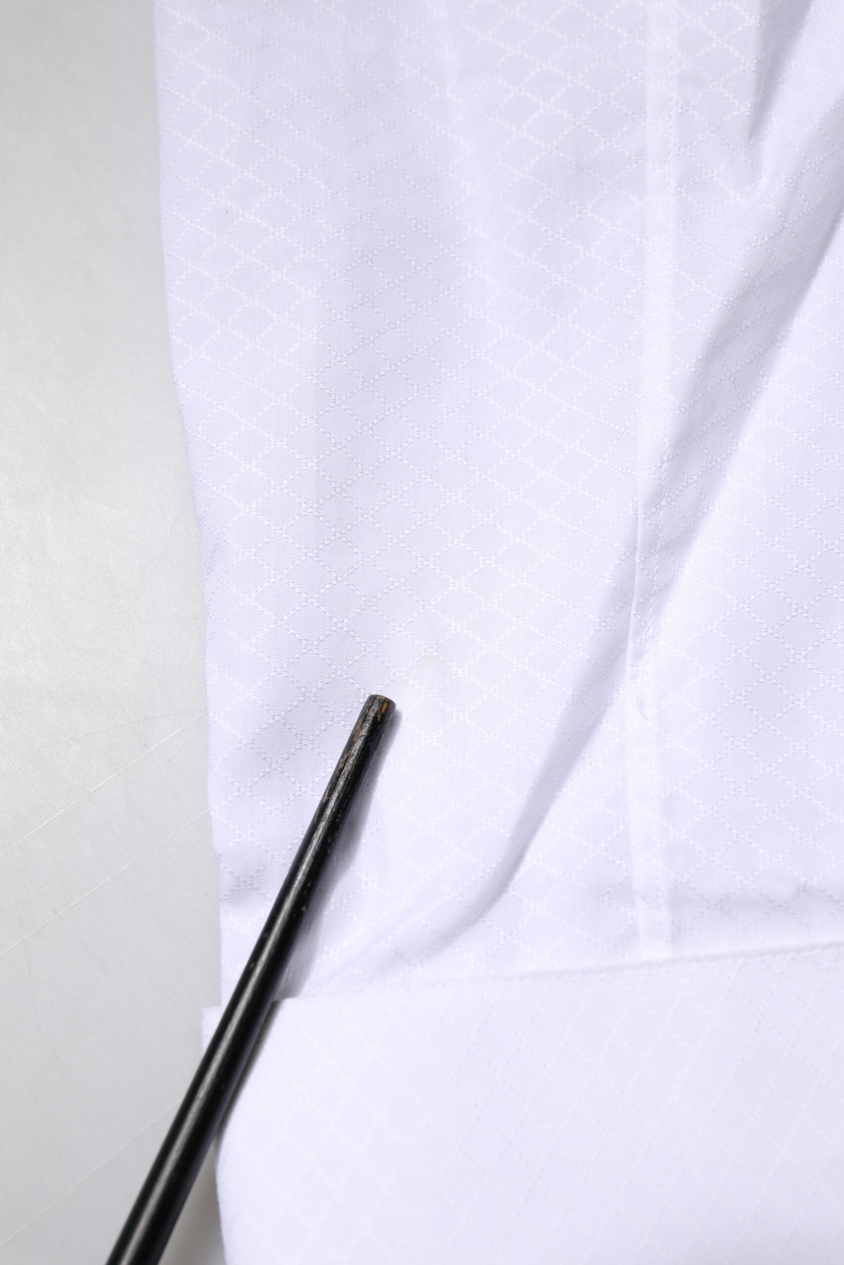 White GOLD DG Crown Detailing Formal Shirt