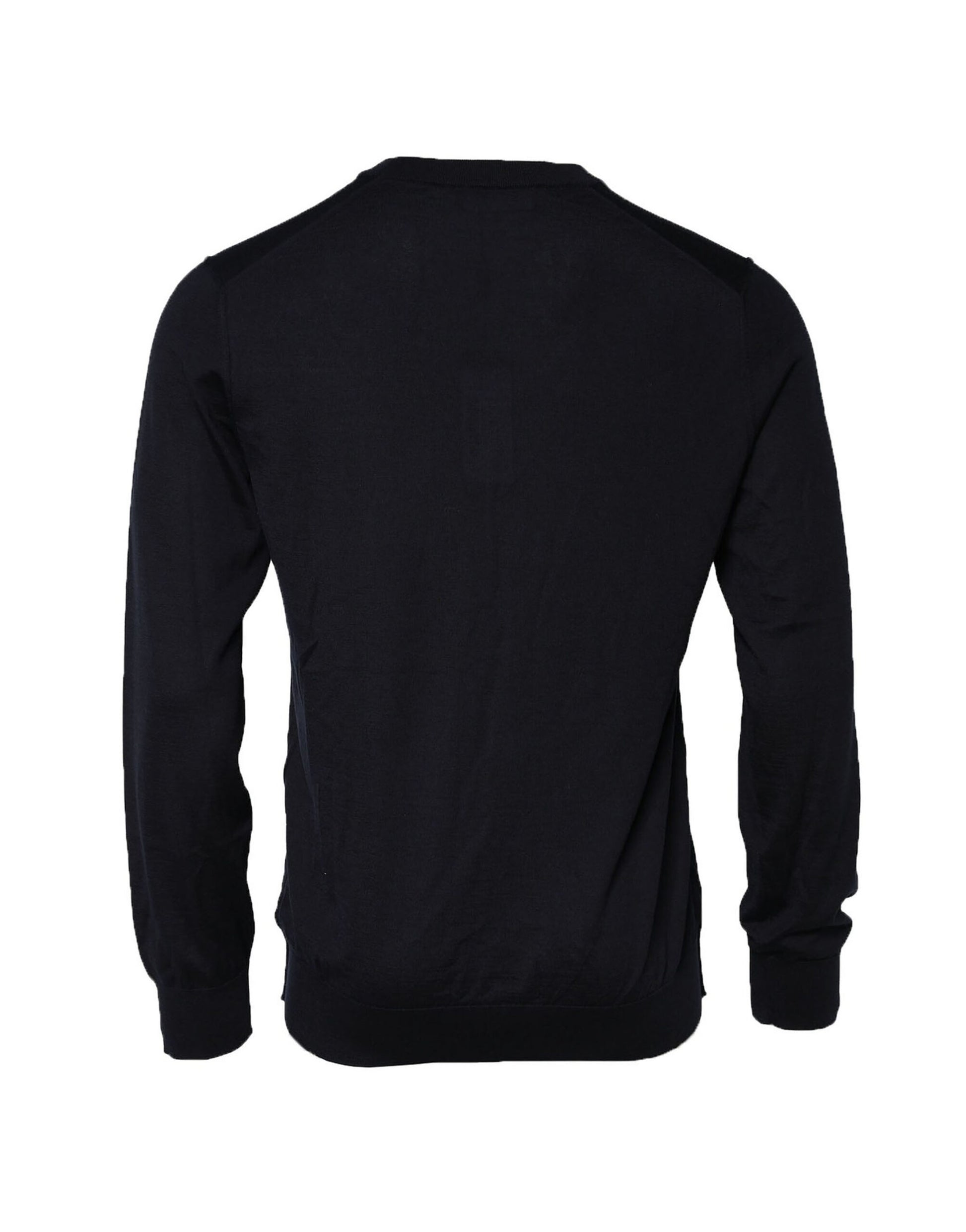 Sudadera cuello redondo cachemira negra