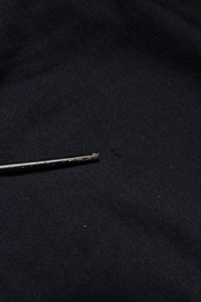 Sudadera cuello redondo cachemira negra