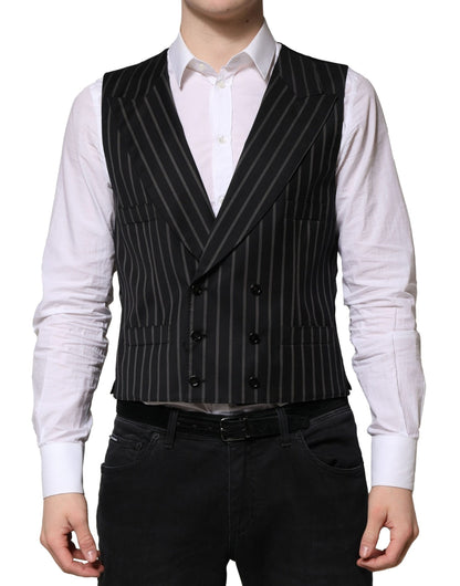 Black Wool Dress Formal Men Waistcoat Vest