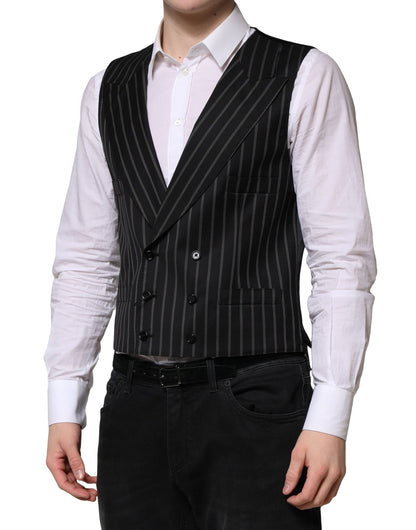 Black Wool Dress Formal Men Waistcoat Vest