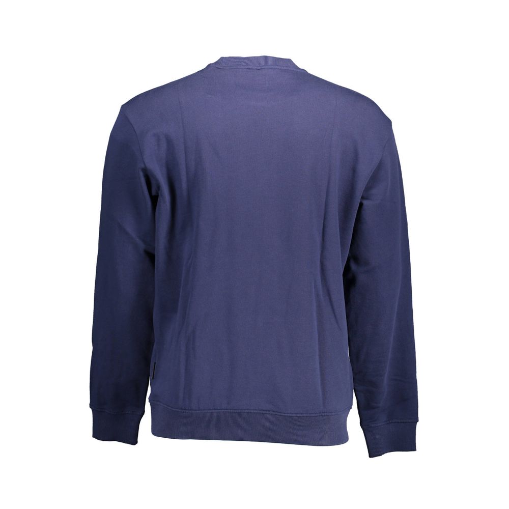 Jersey azul de algodón para hombre