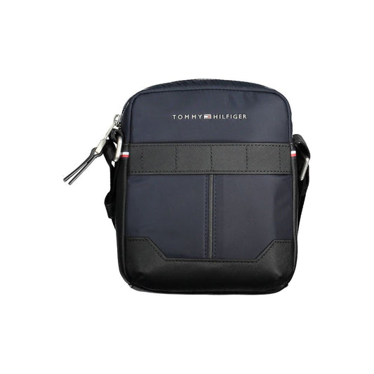 Bolso bandolera hombre poliéster azul