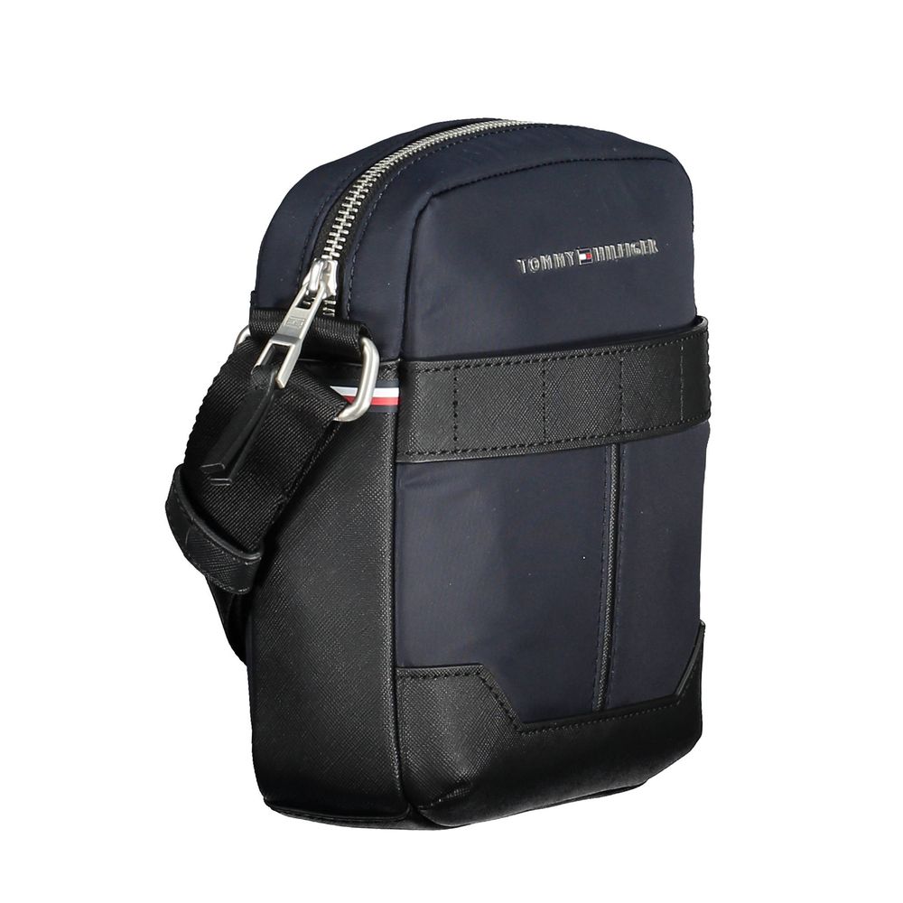 Bolso bandolera hombre poliéster azul