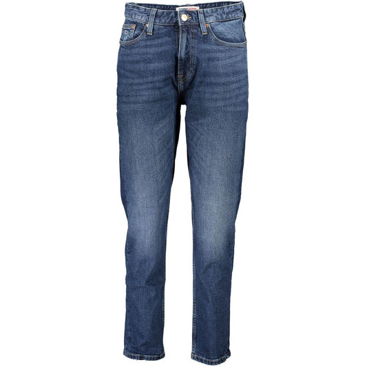 Pantalones y vaqueros de algodón azules