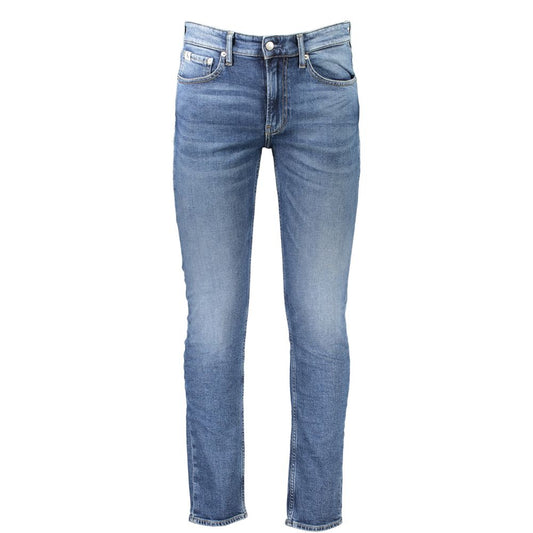 Pantalones y vaqueros de algodón azules