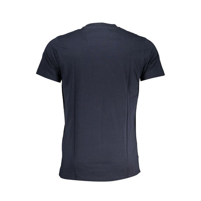 Camiseta azul de algodón