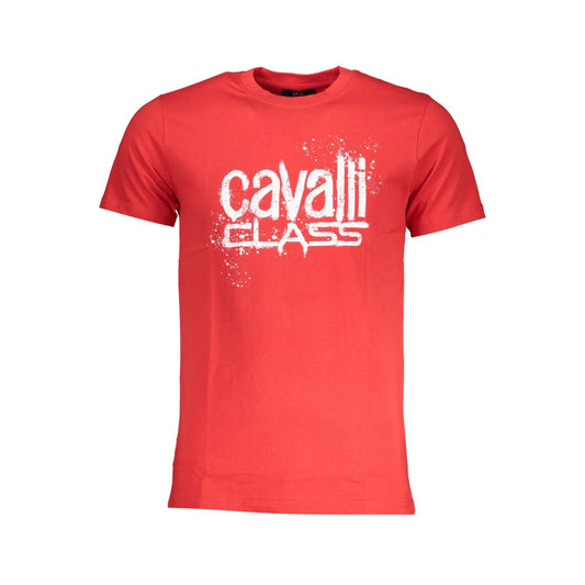 Camiseta roja de algodón