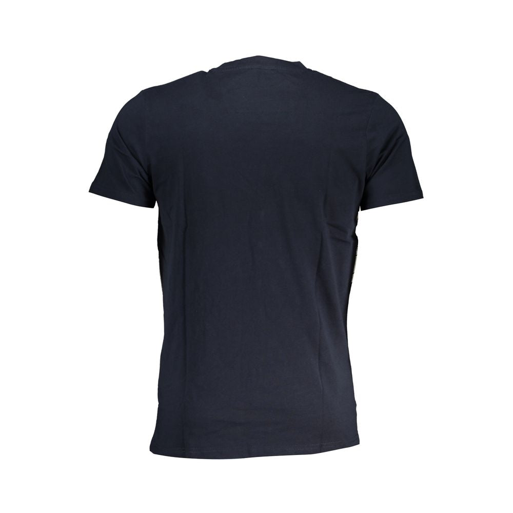 Camiseta azul de algodón
