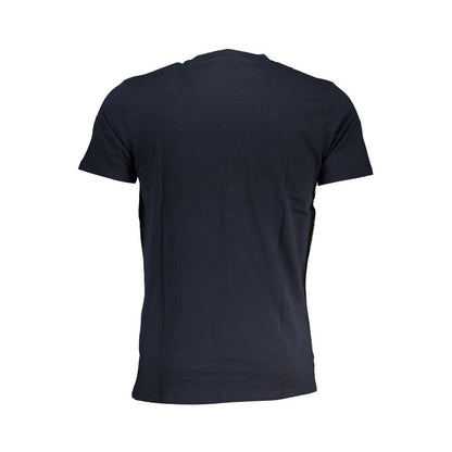 Camiseta azul de algodón