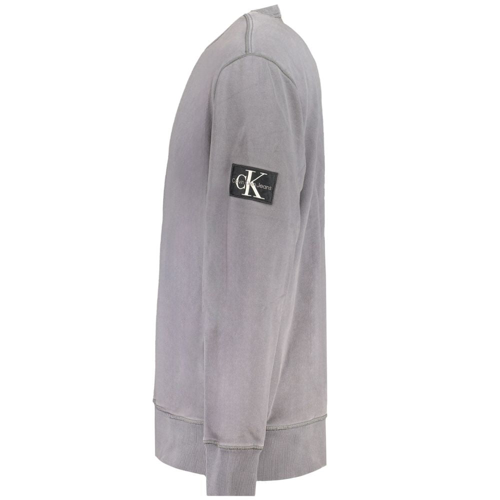 Brown Cotton Men Sweater