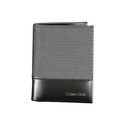 Cartera de piel negra