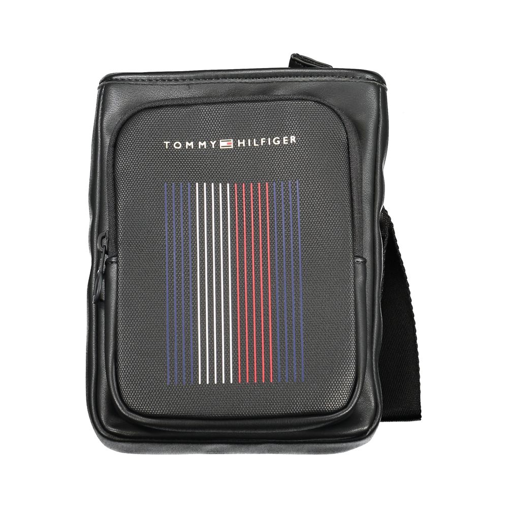 Bolso bandolera de polietileno negro