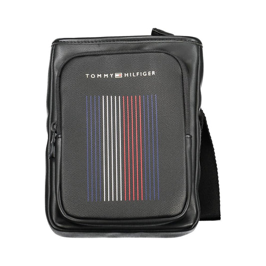 Bolso bandolera de polietileno negro