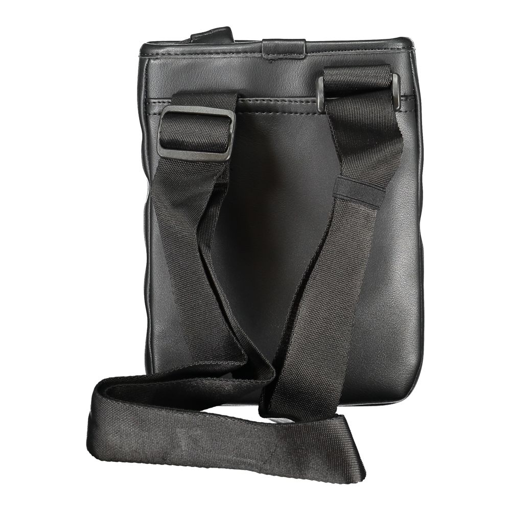 Bolso bandolera de polietileno negro