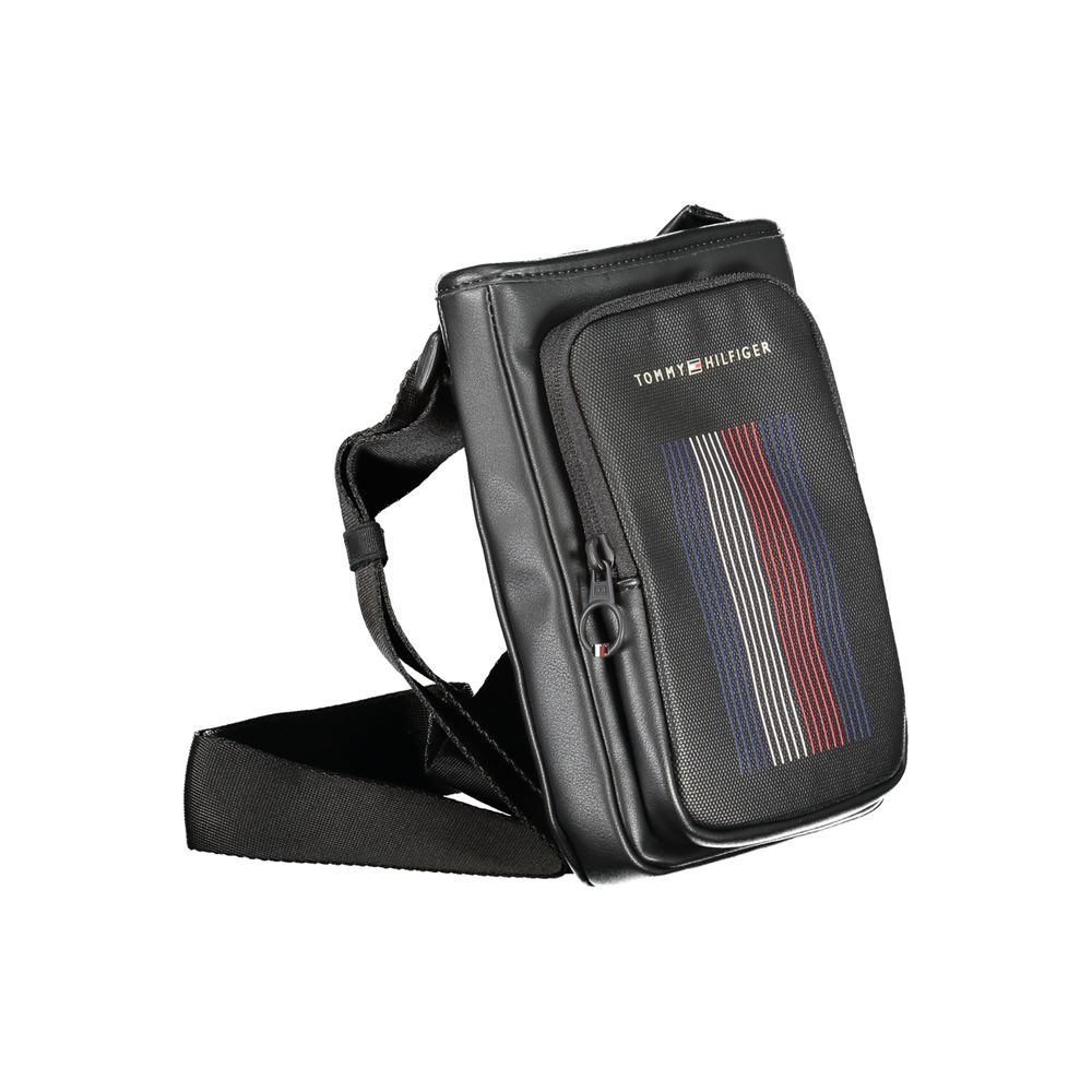 Bolso bandolera de polietileno negro