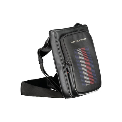 Bolso bandolera de polietileno negro