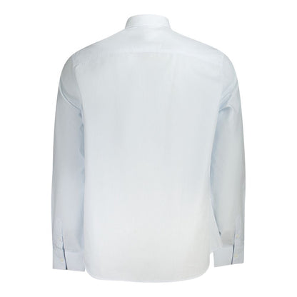 Light Blue Cotton Men Shirt