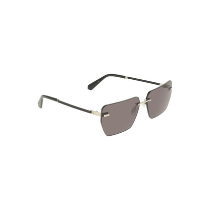 Gray Metal Men Sunglass