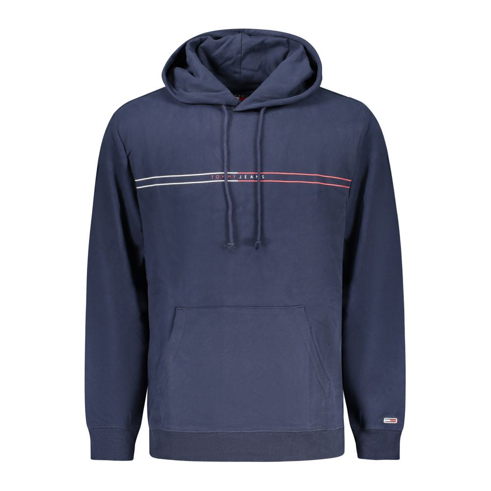 Blue Cotton Men Sweater