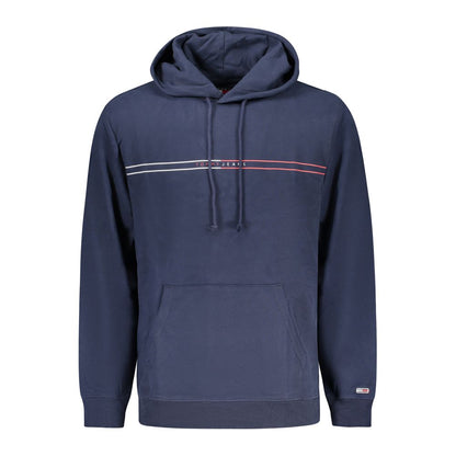 Blue Cotton Men Sweater