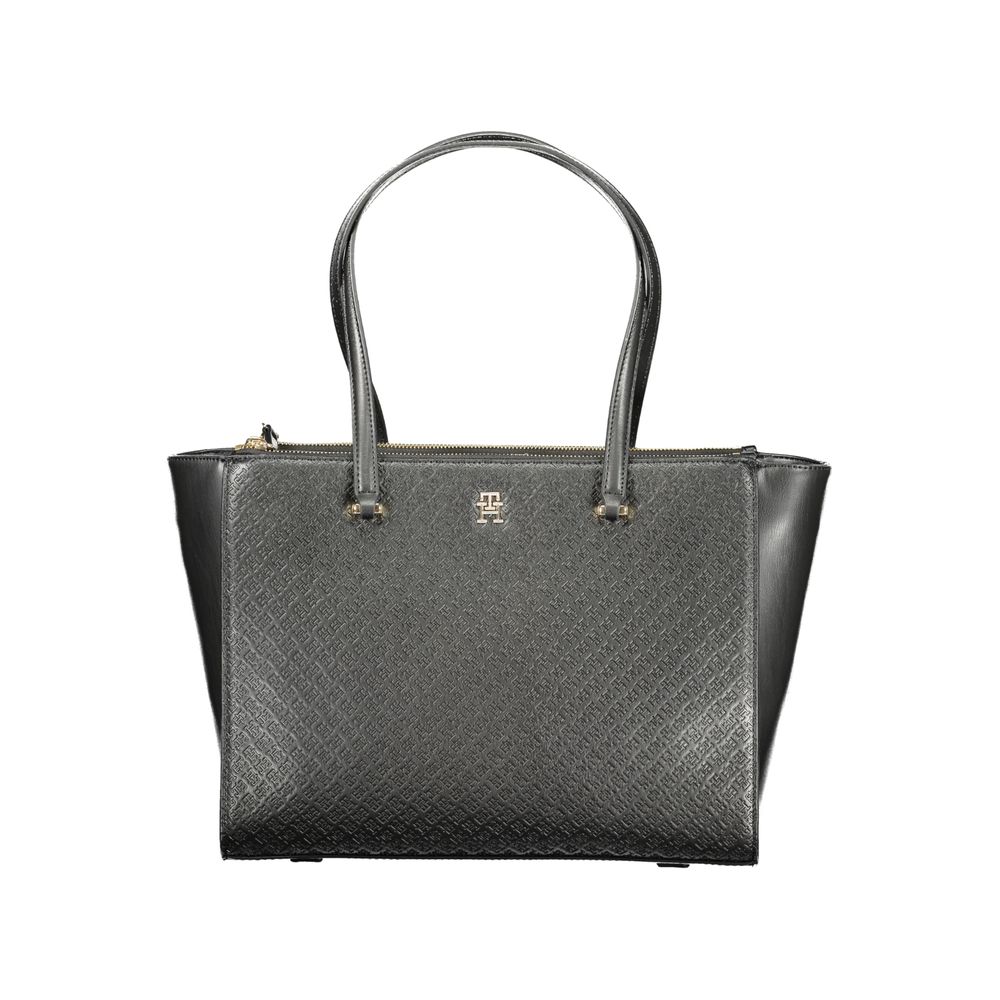 Bolso de polietileno negro para mujer