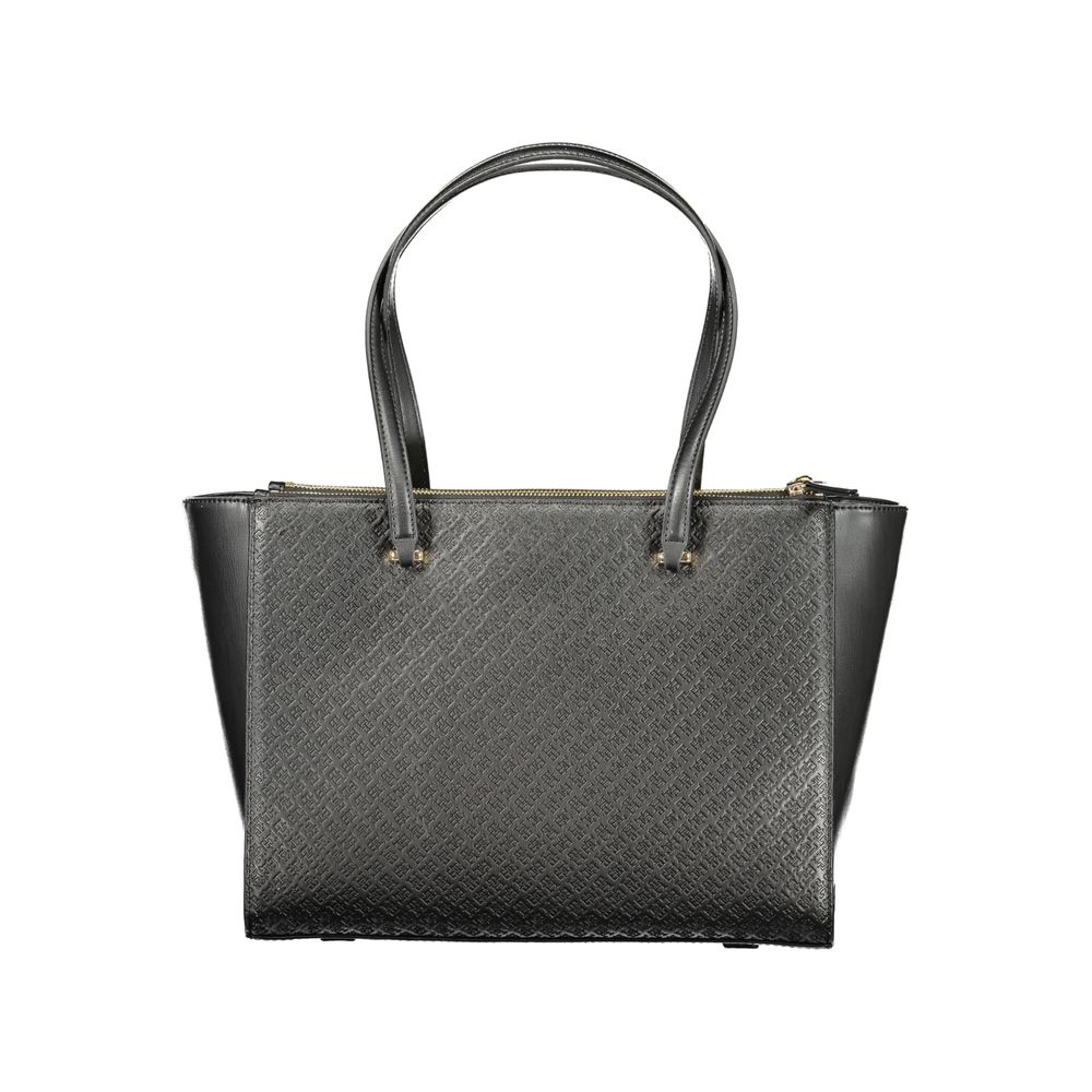 Bolso de polietileno negro para mujer