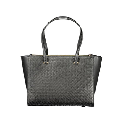 Bolso de polietileno negro para mujer