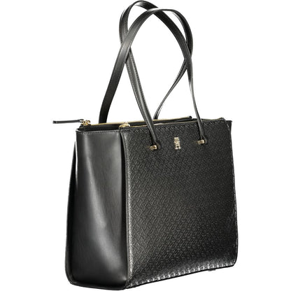 Bolso de polietileno negro para mujer