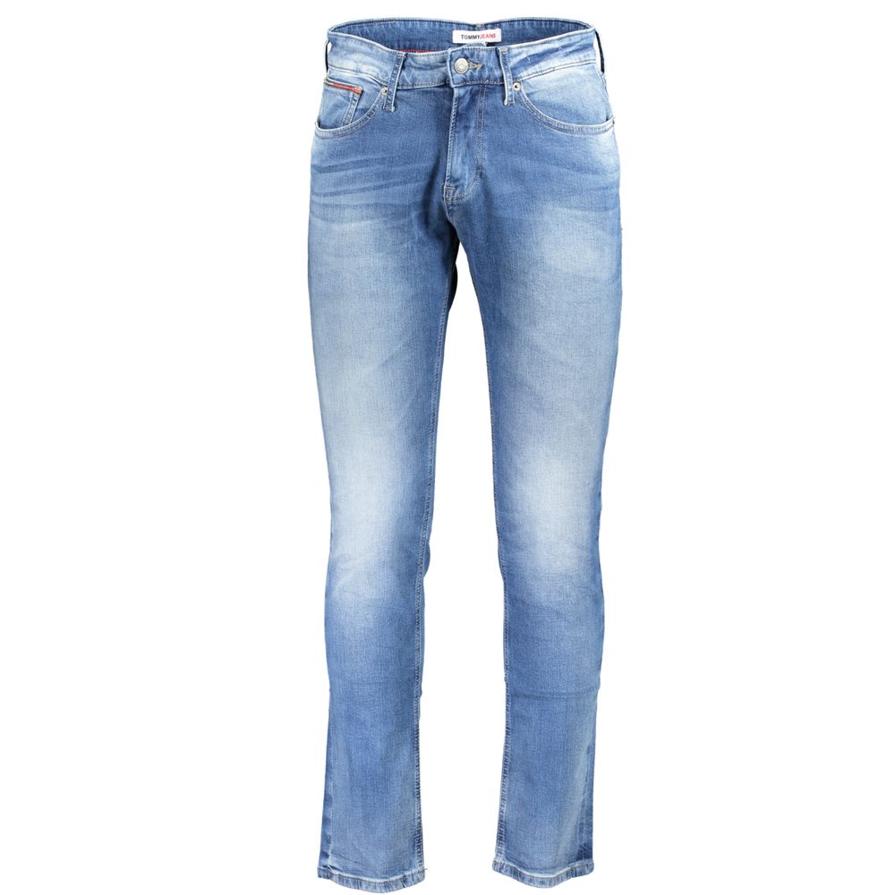 Vaqueros azules de algodón para hombre