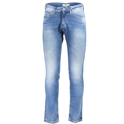 Vaqueros azules de algodón para hombre
