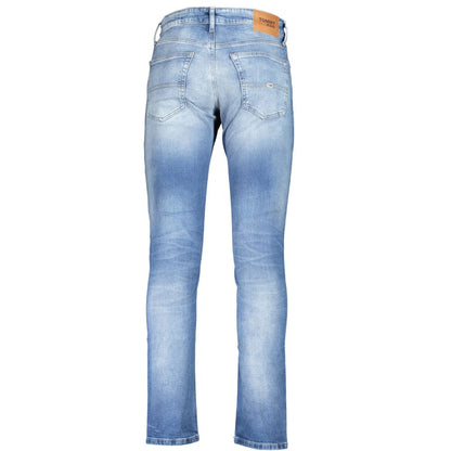 Vaqueros azules de algodón para hombre