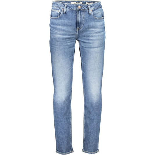 Pantalones y vaqueros de algodón azules
