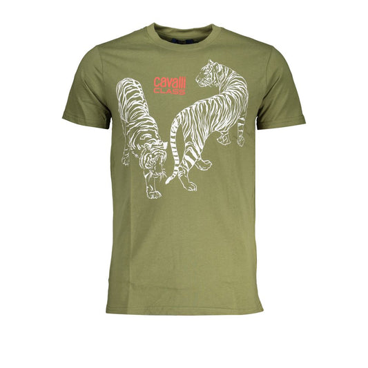 Camiseta verde de algodón